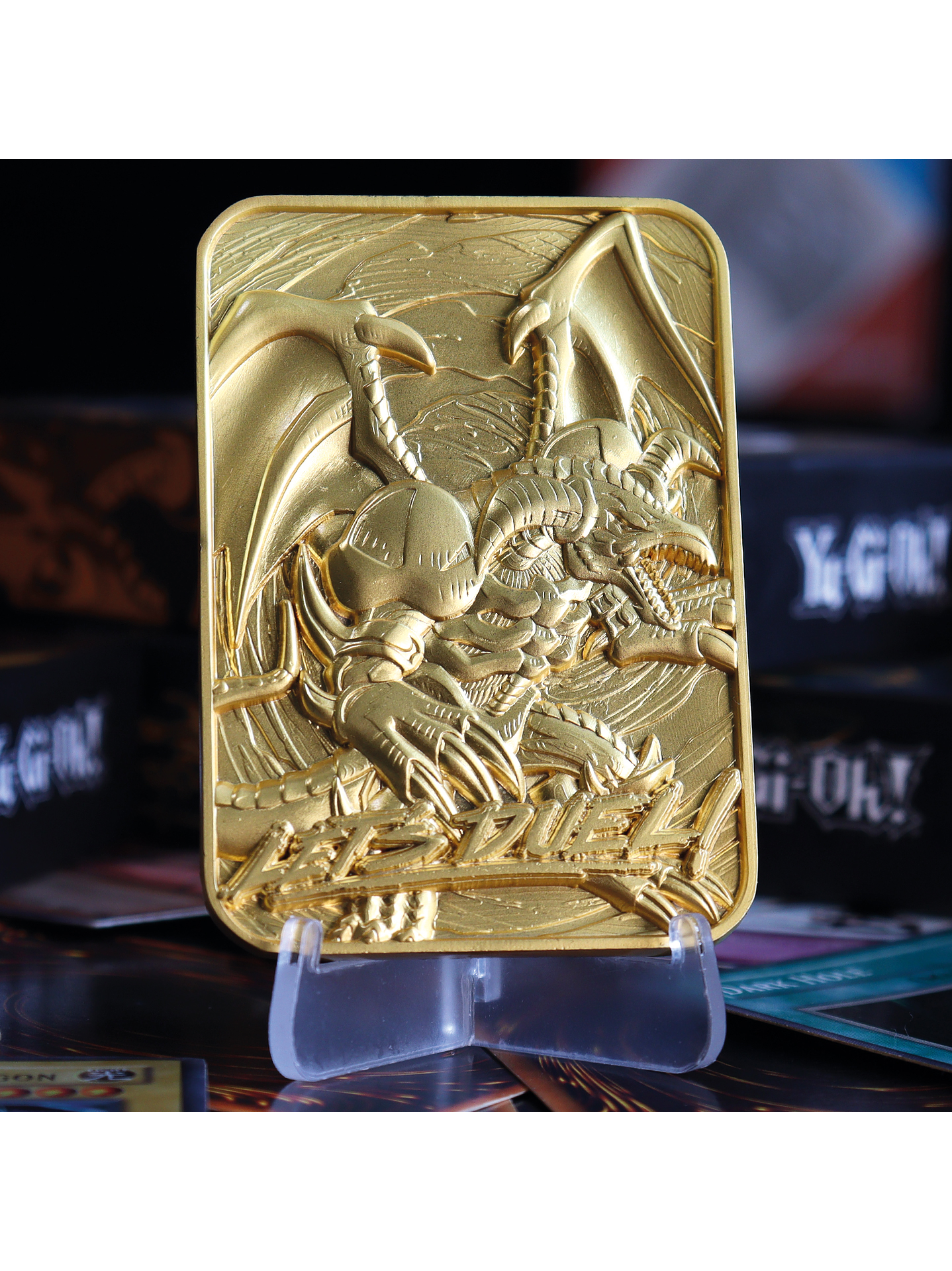 Limited Edition 24K Gold Plated Card B. Skull Dragon 7