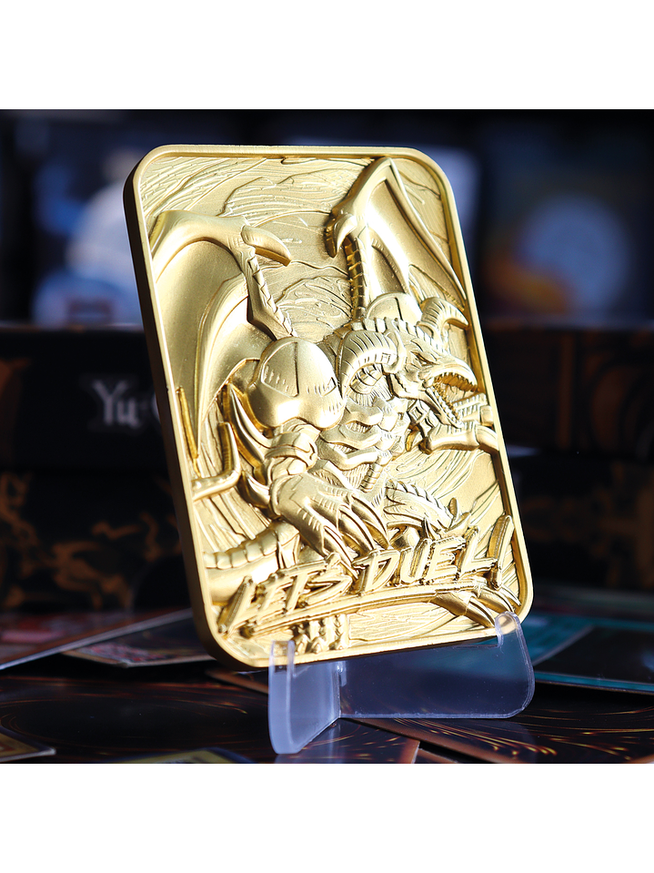 Limited Edition 24K Gold Plated Card B. Skull Dragon 8