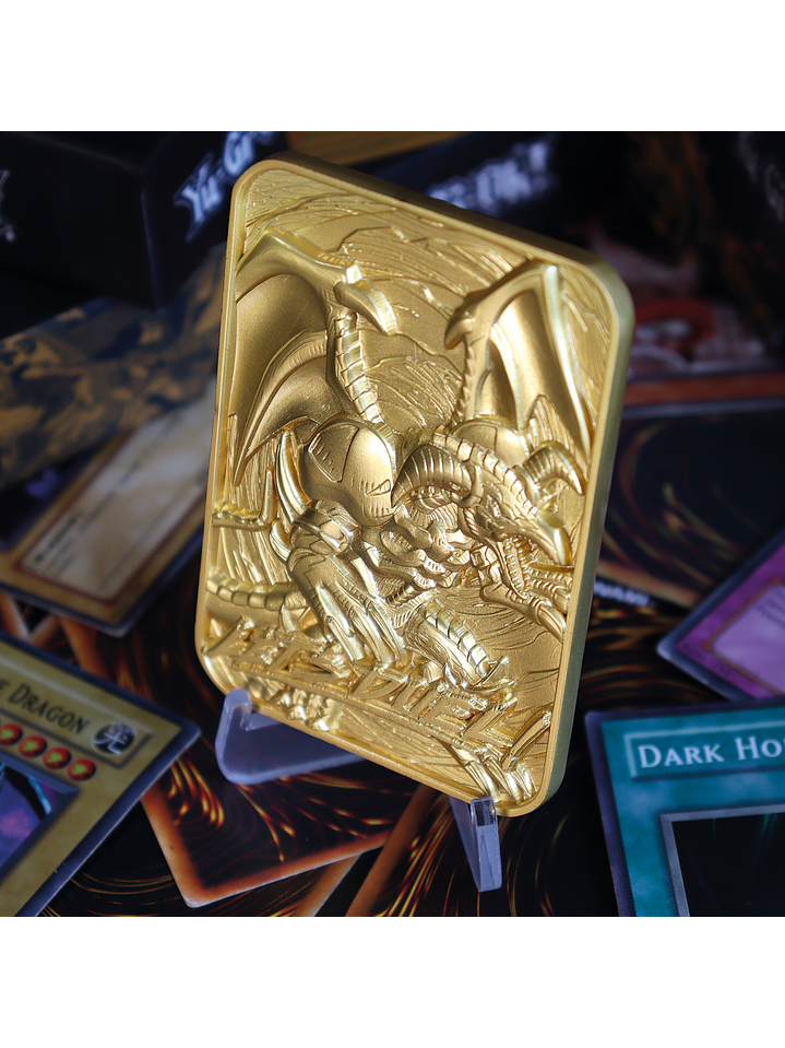 Limited Edition 24K Gold Plated Card B. Skull Dragon 9
