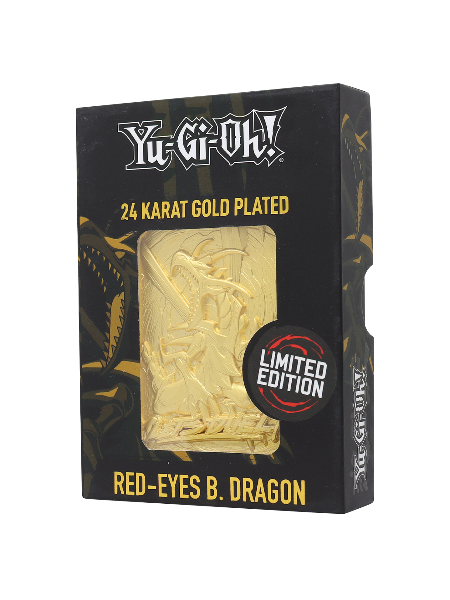 Limited Edition 24K Gold Plated Card Red Eyes B. Dragon 2