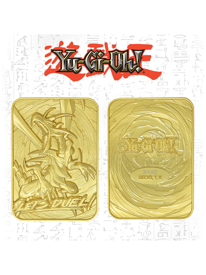 Limited Edition 24K Gold Plated Card Red Eyes B. Dragon 6