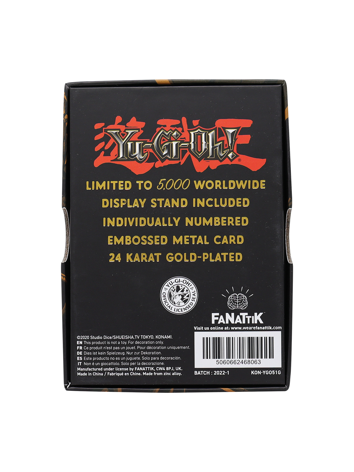 Limited Edition 24K Gold Plated Card Stardust Dragon 3