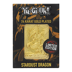 Limited Edition 24K Gold Plated Card Stardust Dragon