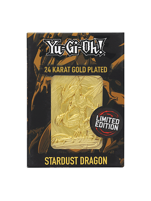 Limited Edition 24K Gold Plated Card Stardust Dragon