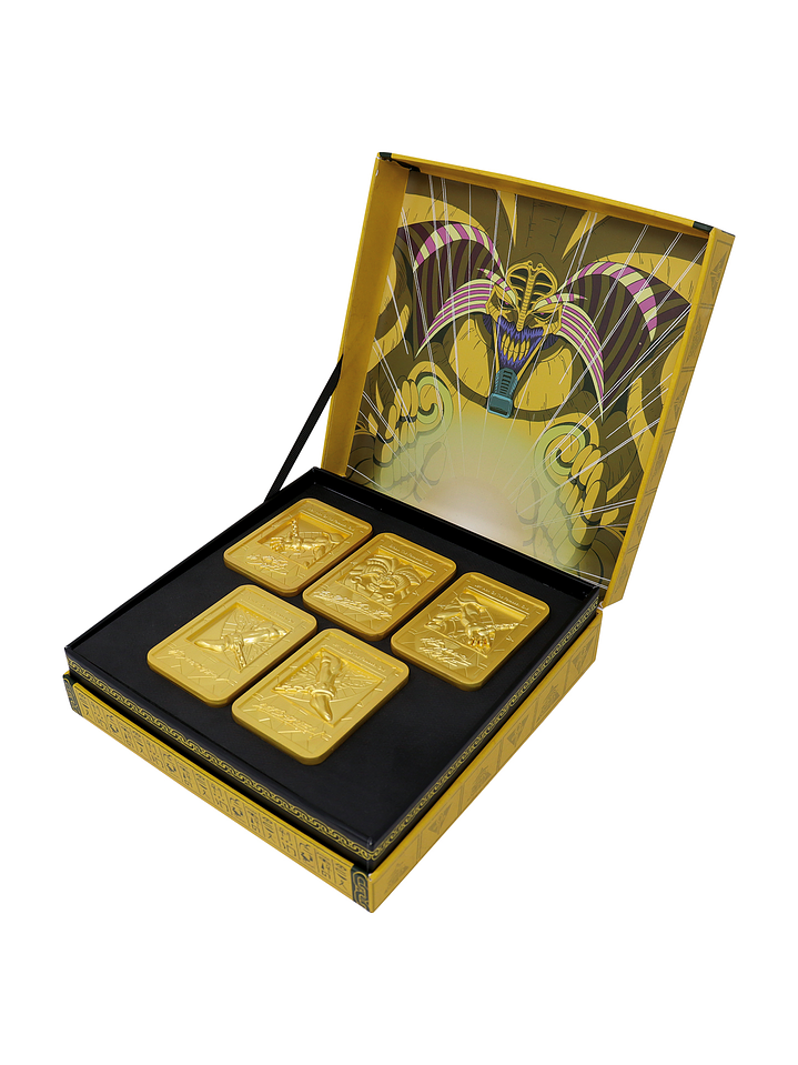 Exodia the Forbidden One 24k Gold Plated Ingot Set 1