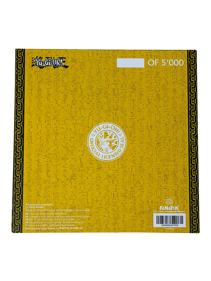 Exodia the Forbidden One 24k Gold Plated Ingot Set 2