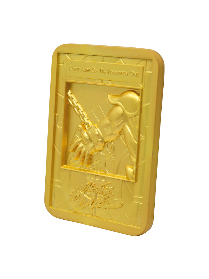 Exodia the Forbidden One 24k Gold Plated Ingot Set 8