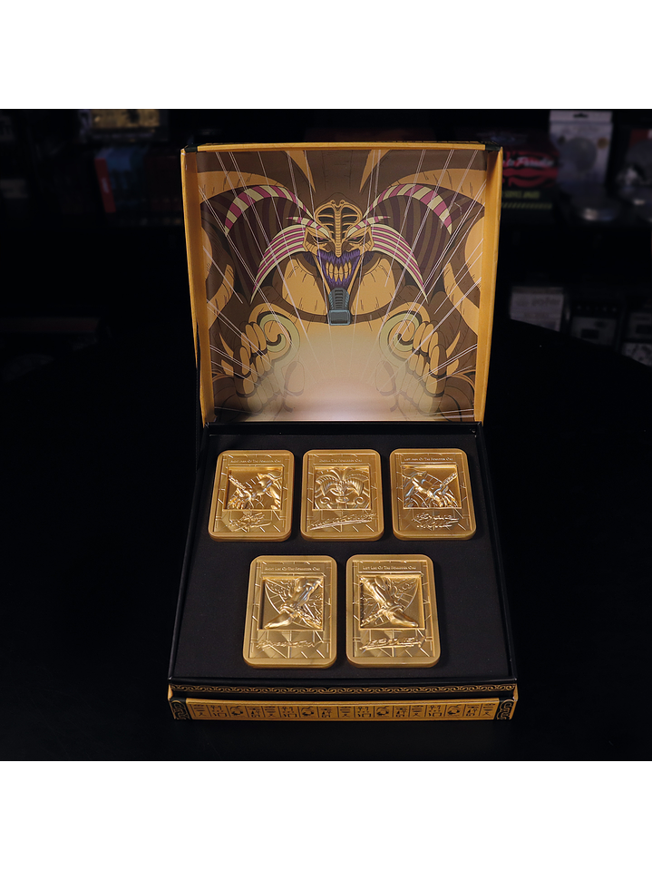 Exodia the Forbidden One 24k Gold Plated Ingot Set 11