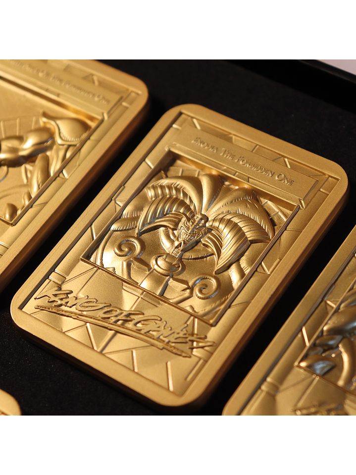 Exodia the Forbidden One 24k Gold Plated Ingot Set 13