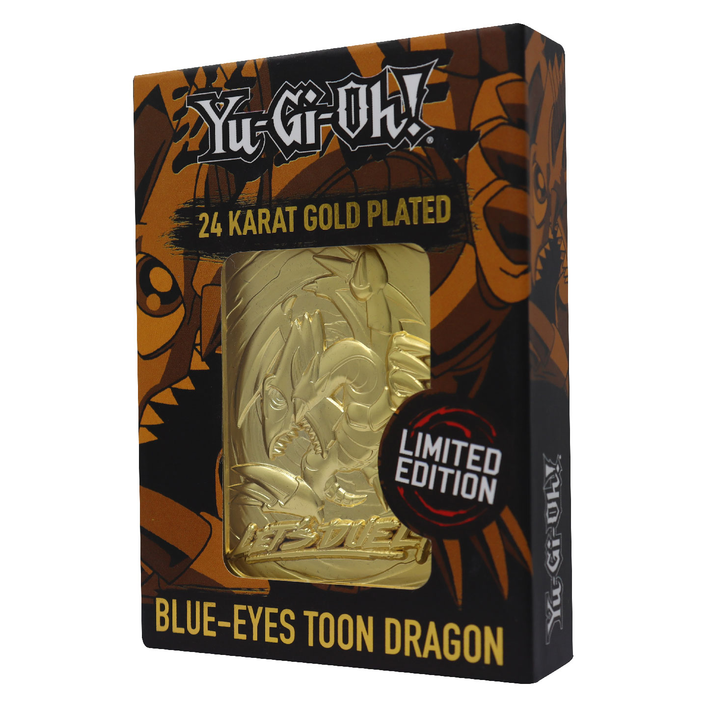 Limited Edition 24K Gold Plated Card Blue Eyes Toon Dragon