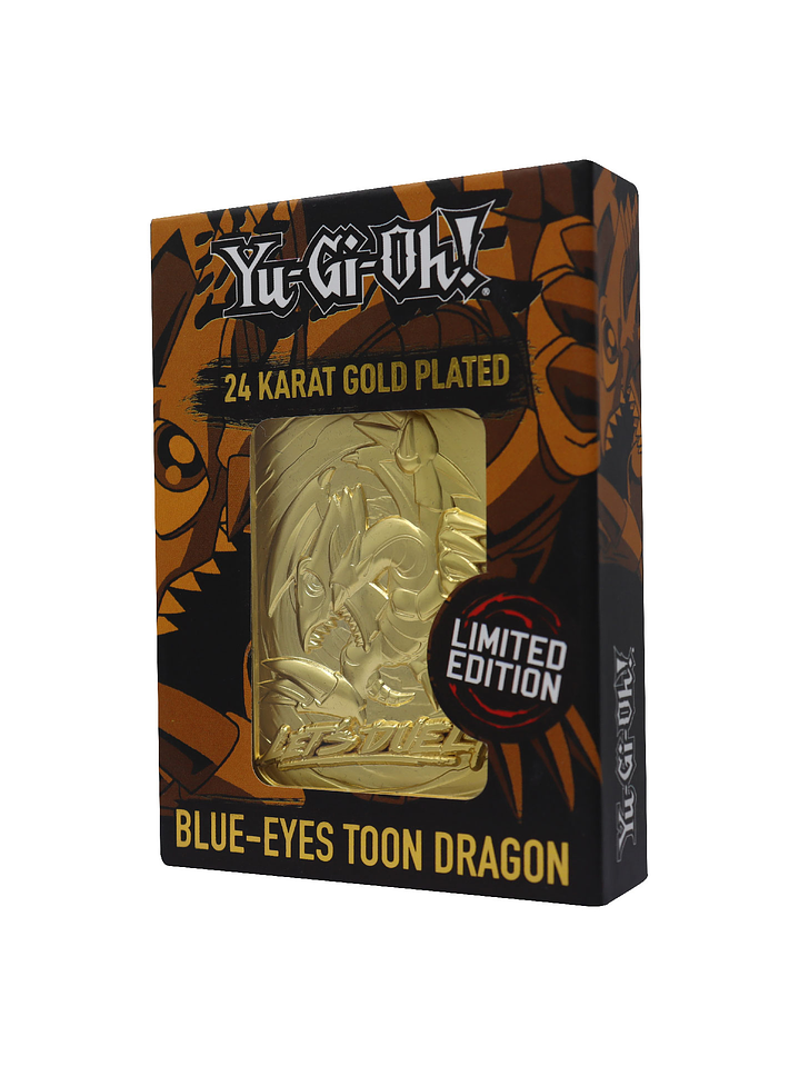 Limited Edition 24K Gold Plated Card Blue Eyes Toon Dragon 1