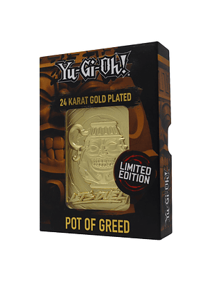Limited Edition 24K Gold Plated Card Pot of Greed