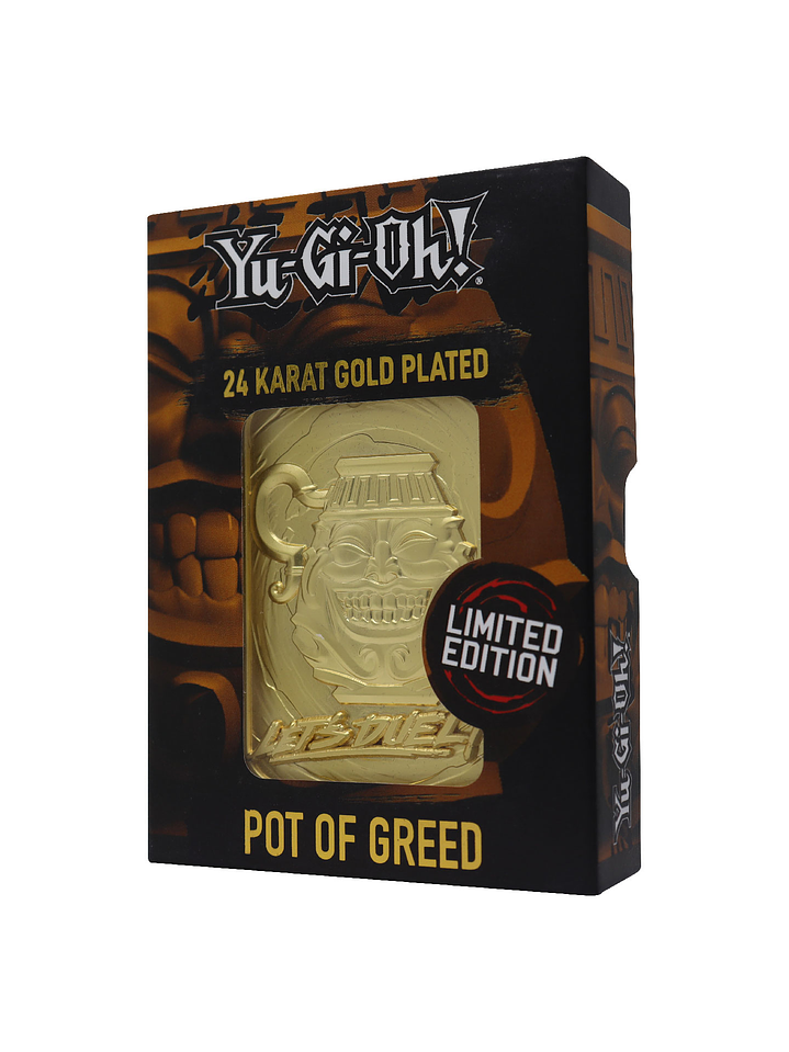 Limited Edition 24K Gold Plated Card Pot of Greed 2