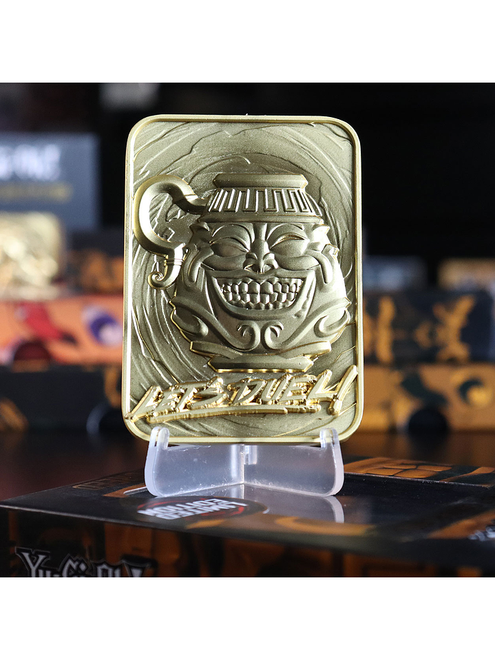 Limited Edition 24K Gold Plated Card Pot of Greed 5