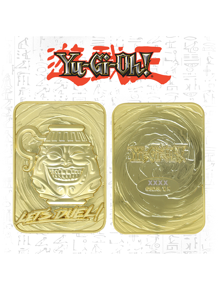 Limited Edition 24K Gold Plated Card Pot of Greed 7