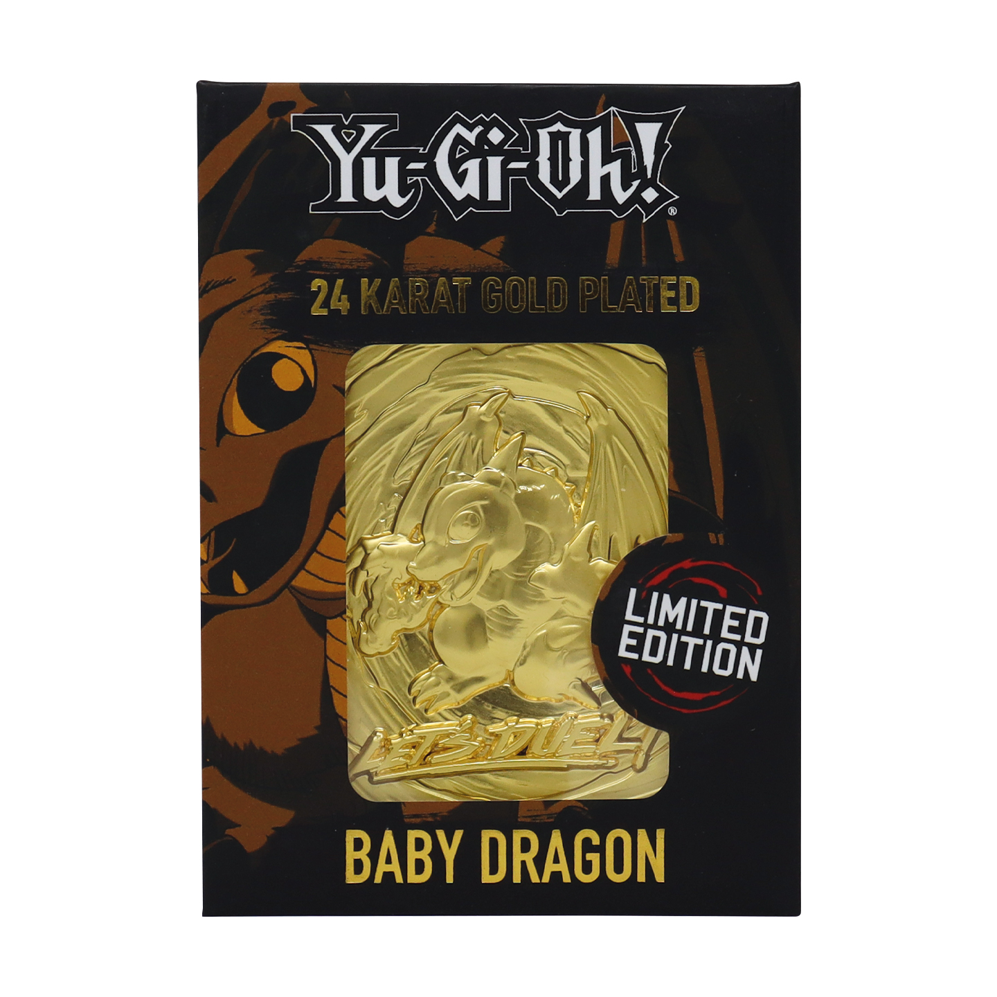 Limited Edition 24K Gold Plated Card Baby Dragon