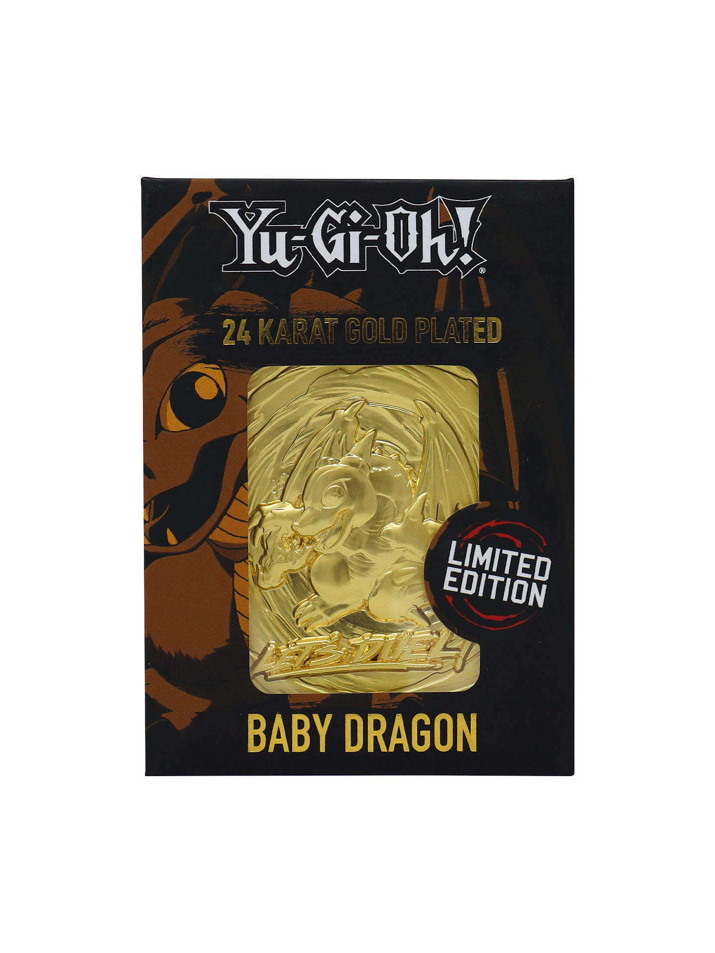 Limited Edition 24K Gold Plated Card Baby Dragon 1
