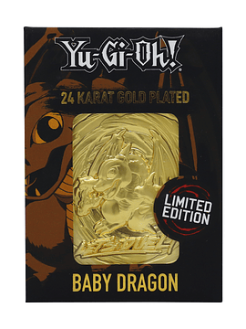 Limited Edition 24K Gold Plated Card Baby Dragon