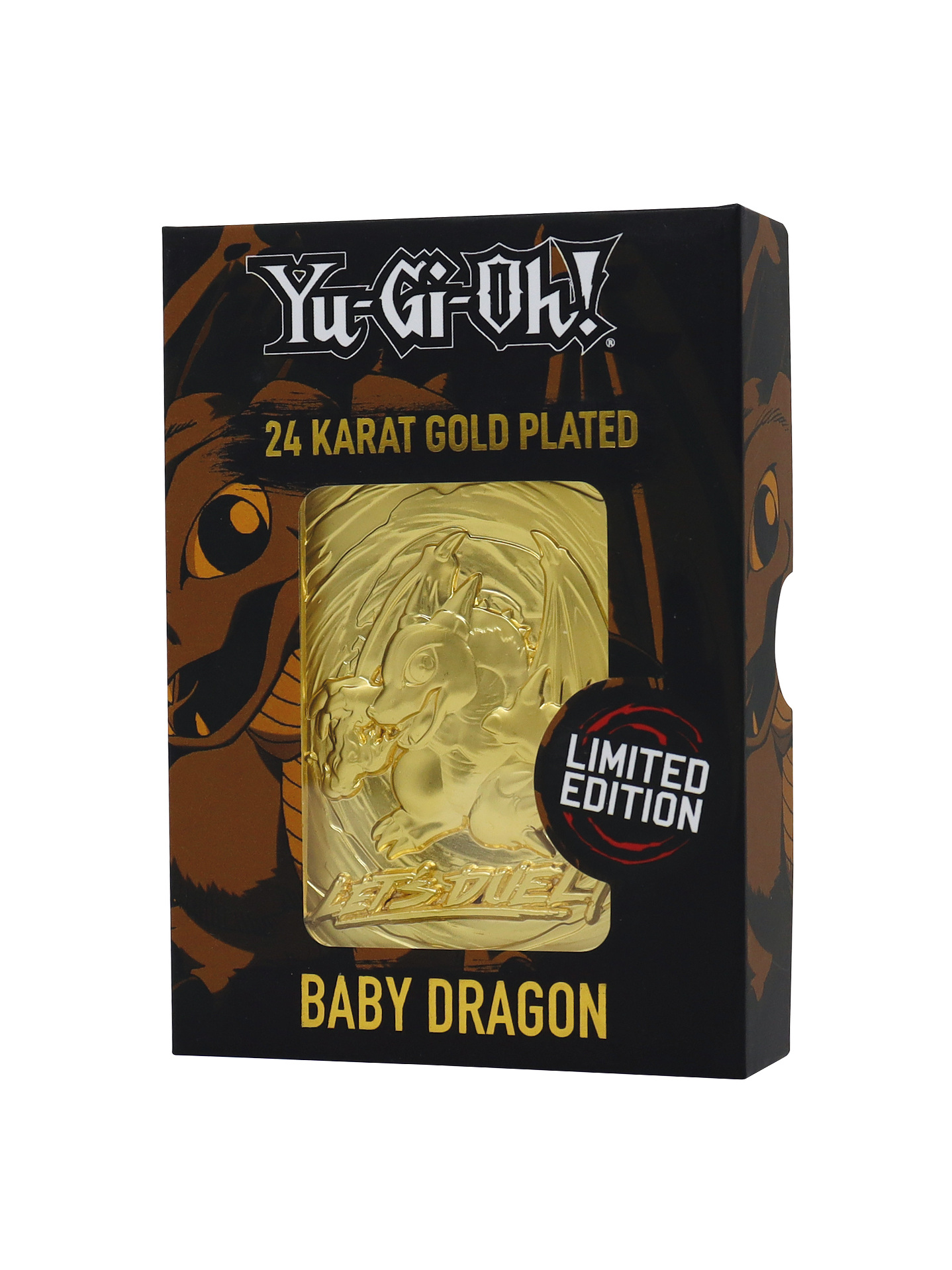 Limited Edition 24K Gold Plated Card Baby Dragon 2