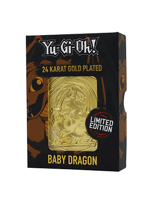 Limited Edition 24K Gold Plated Card Baby Dragon