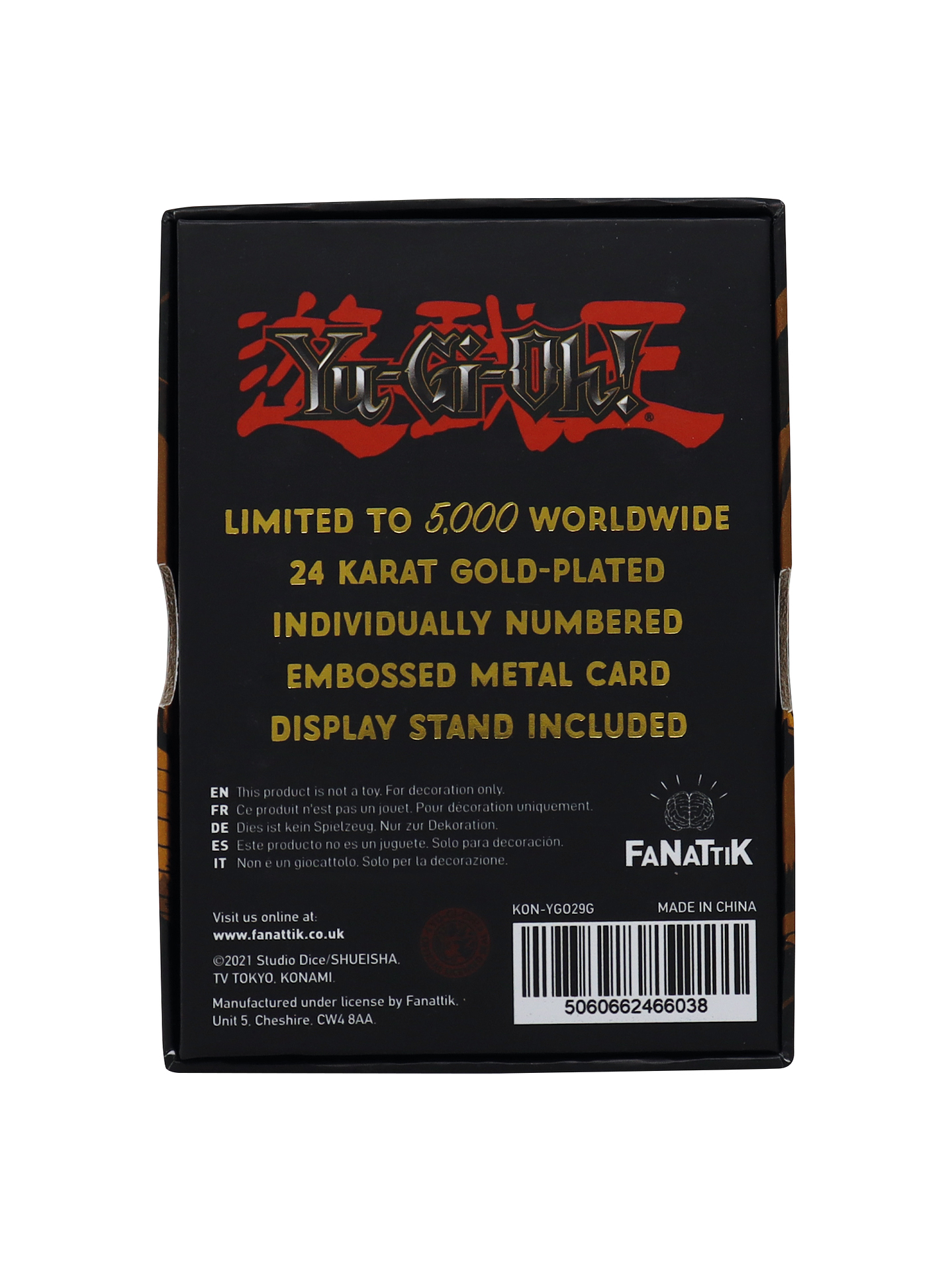 Limited Edition 24K Gold Plated Card Baby Dragon 3