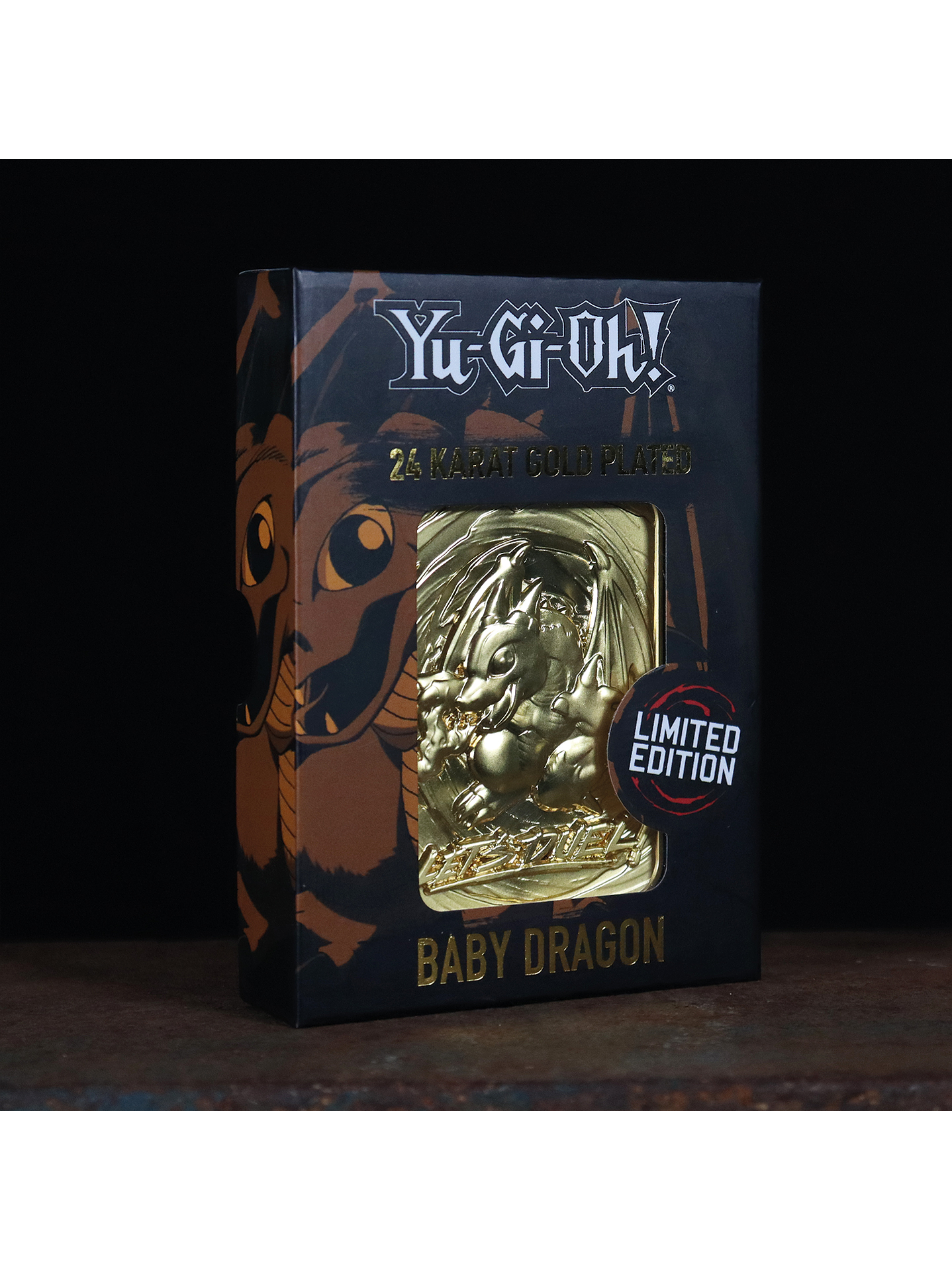 Limited Edition 24K Gold Plated Card Baby Dragon 4