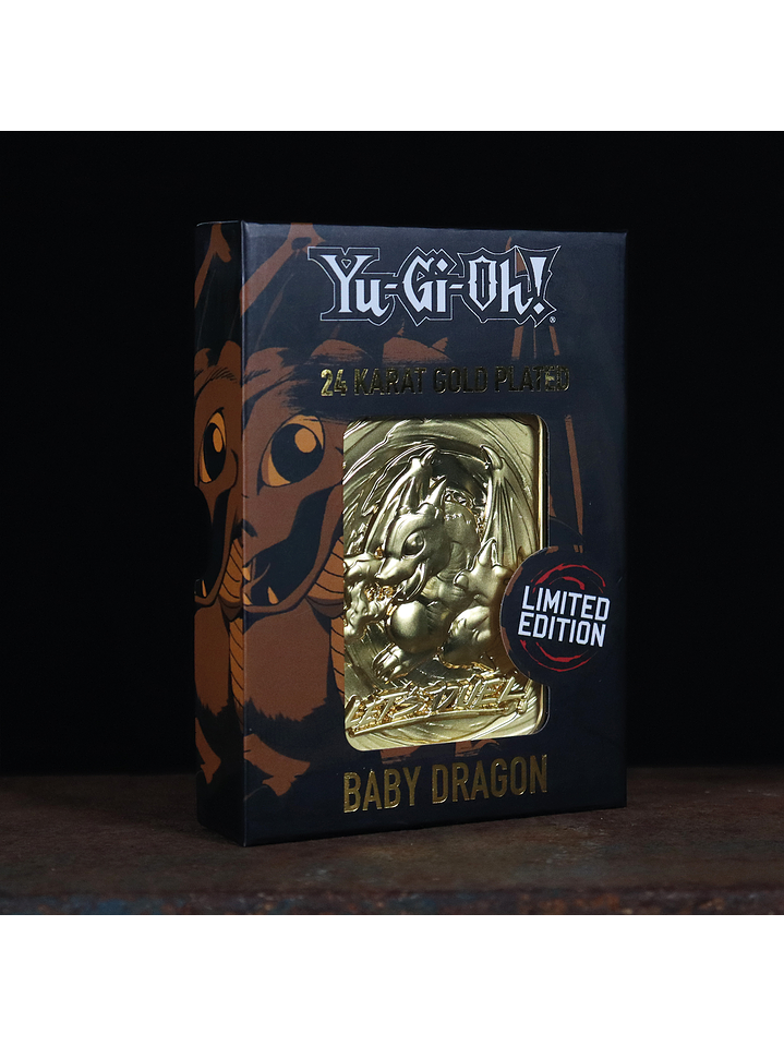 Limited Edition 24K Gold Plated Card Baby Dragon 4