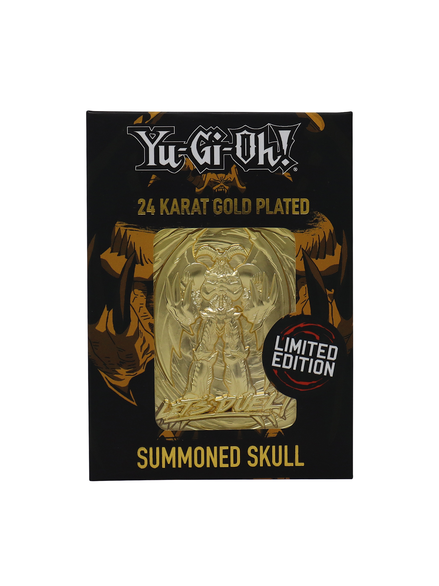 Limited Edition 24K Gold Plated Card Summoned Skull 1