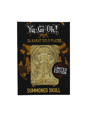 Limited Edition 24K Gold Plated Card Summoned Skull