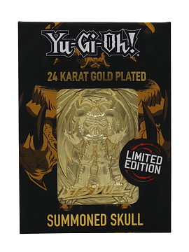 Limited Edition 24K Gold Plated Card Summoned Skull