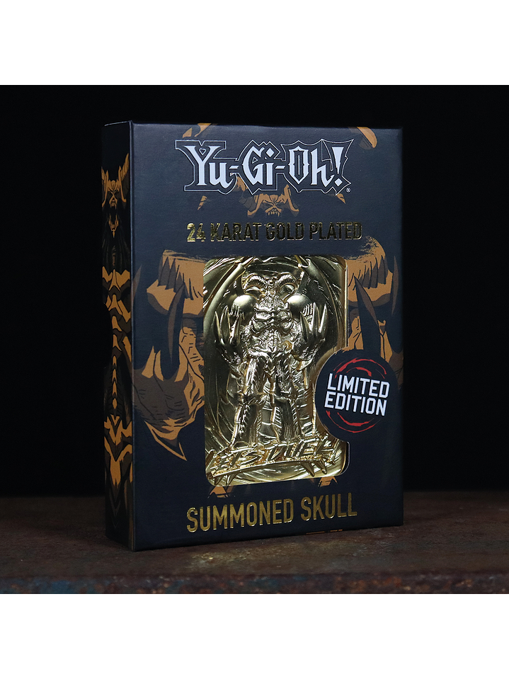 Limited Edition 24K Gold Plated Card Summoned Skull 4