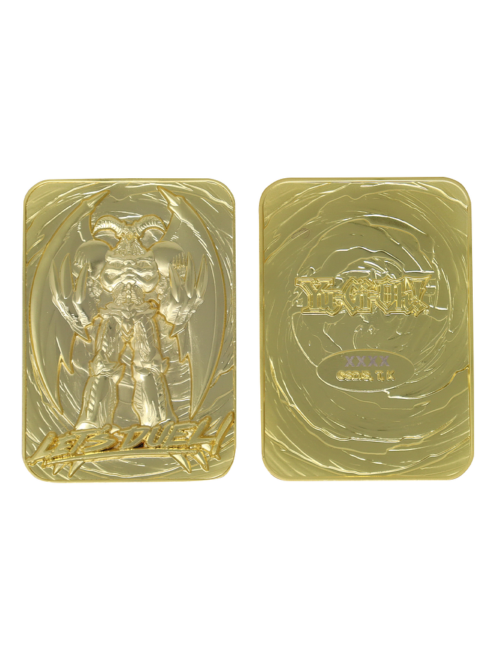 Limited Edition 24K Gold Plated Card Summoned Skull 6