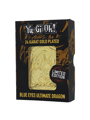 Limited Edition 24K Gold Plated Card Blue Eyes Ultimate Dragon