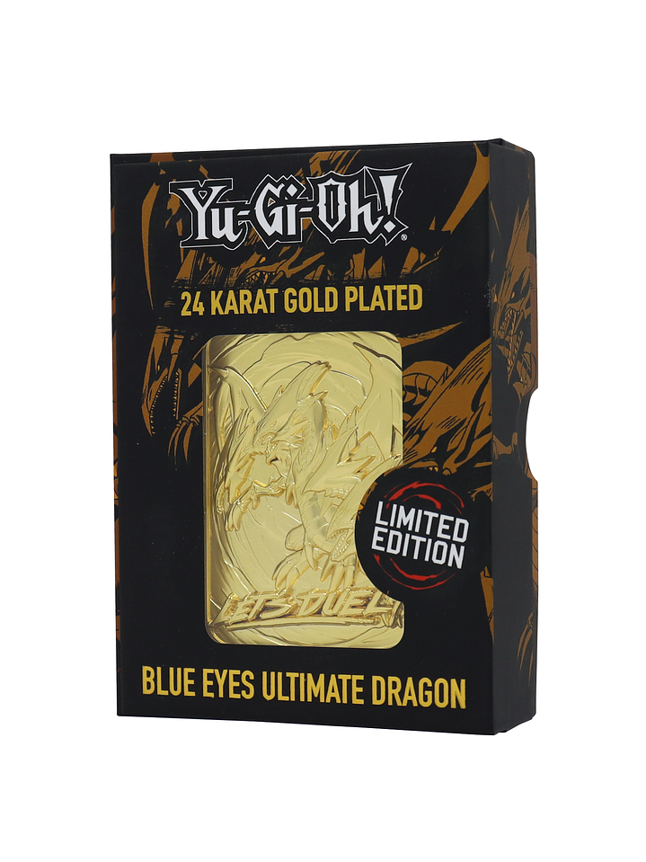 Limited Edition 24K Gold Plated Card Blue Eyes Ultimate Dragon 1