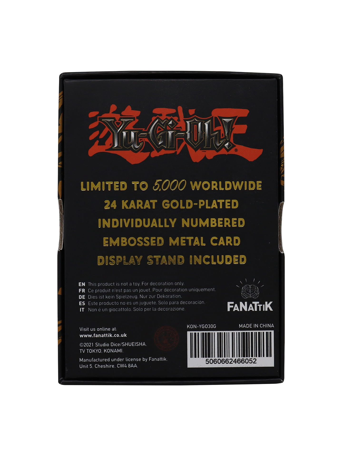 Limited Edition 24K Gold Plated Card Blue Eyes Ultimate Dragon 2