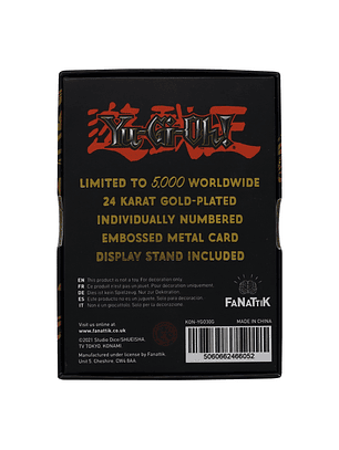 Limited Edition 24K Gold Plated Card Blue Eyes Ultimate Dragon