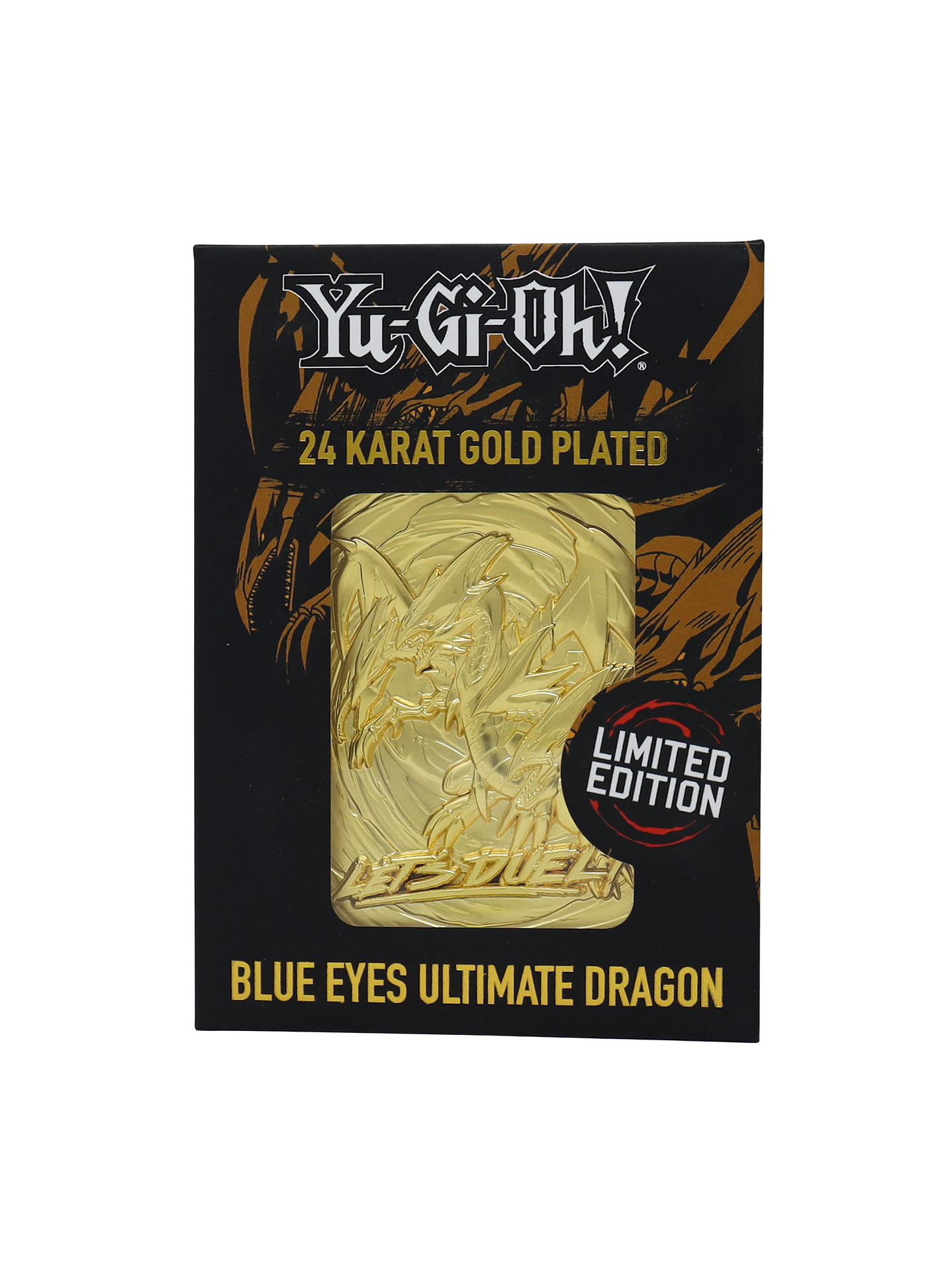 Limited Edition 24K Gold Plated Card Blue Eyes Ultimate Dragon 7
