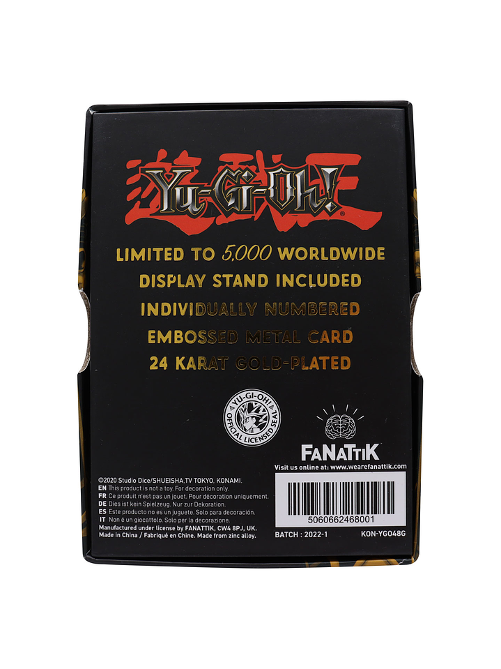 Limited Edition 24K Gold Plated Card Jinzo 3