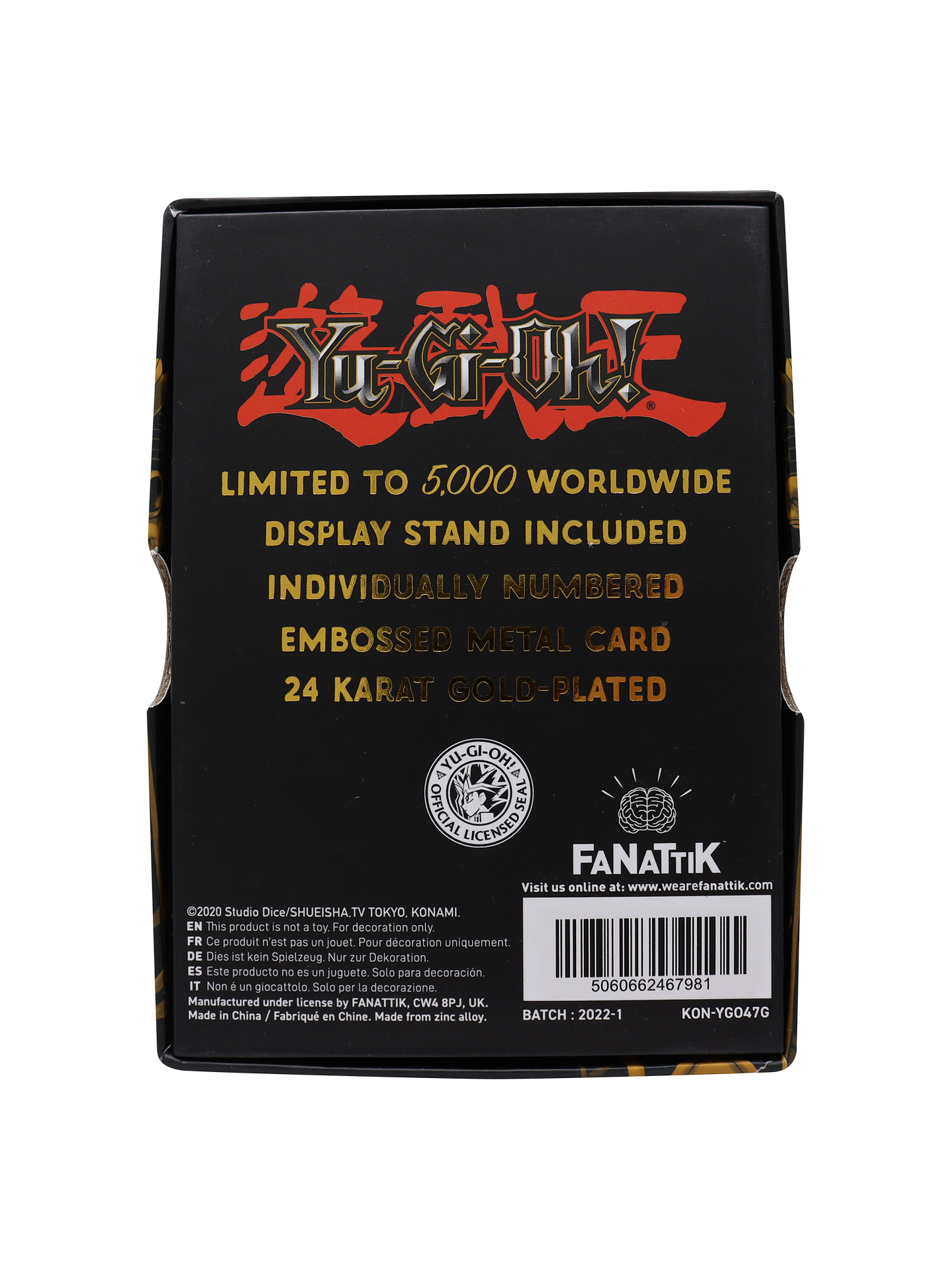 Limited Edition 24K Gold Plated Card Dark Paladin 3