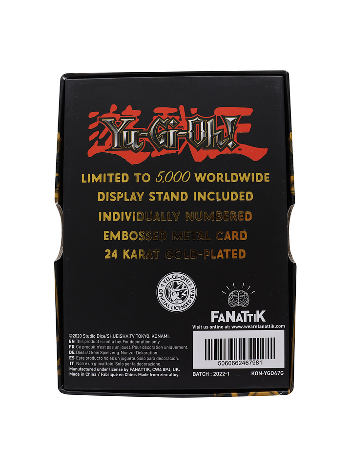 Limited Edition 24K Gold Plated Card Dark Paladin 3