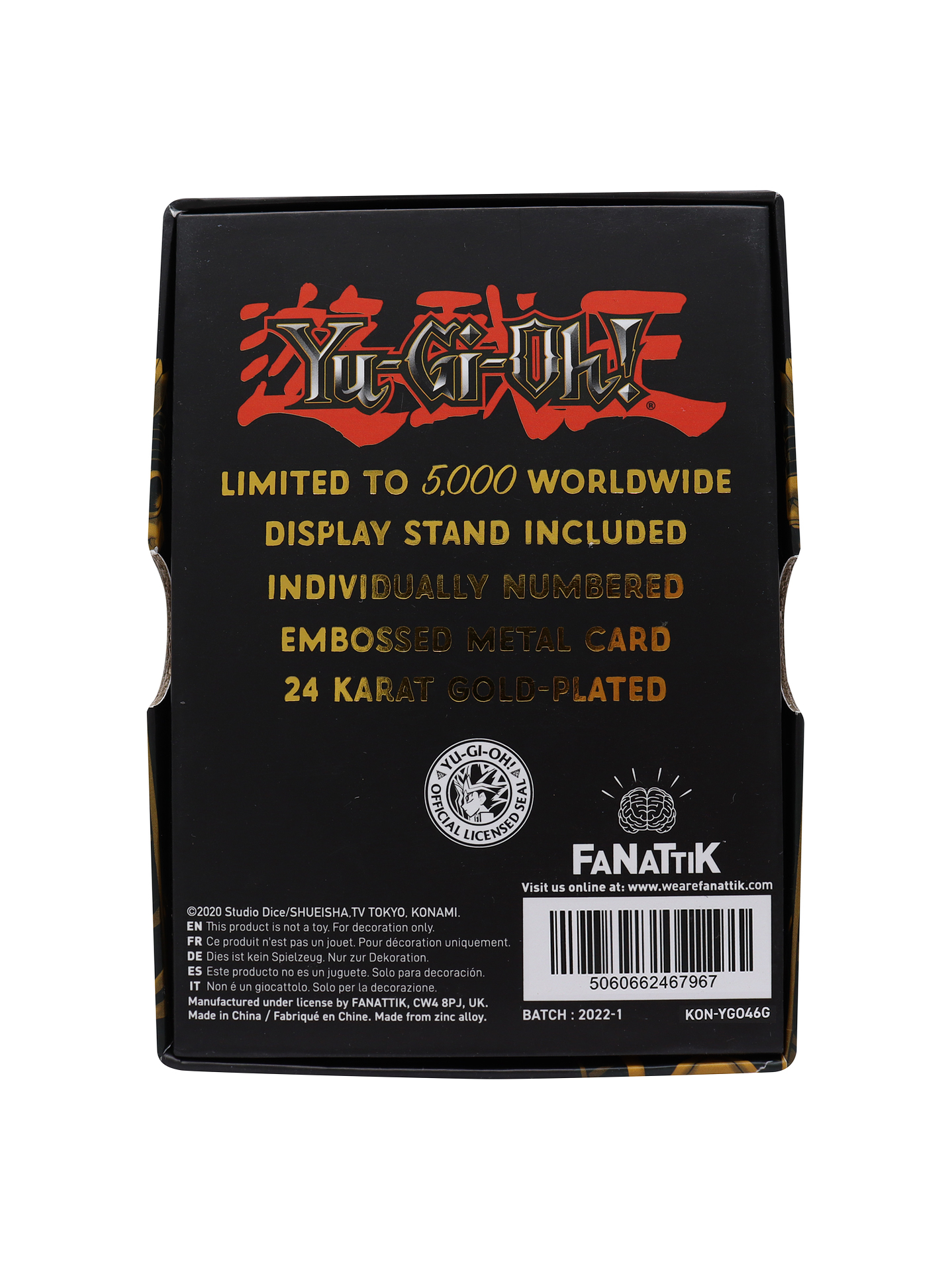 Limited Edition 24K Gold Plated Card Utopia 3