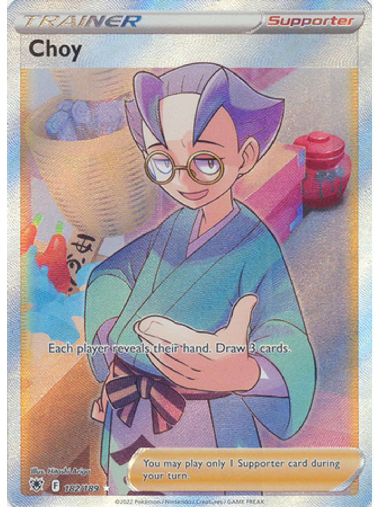 Choy - 182/189 - Full Art Ultra Rare 1