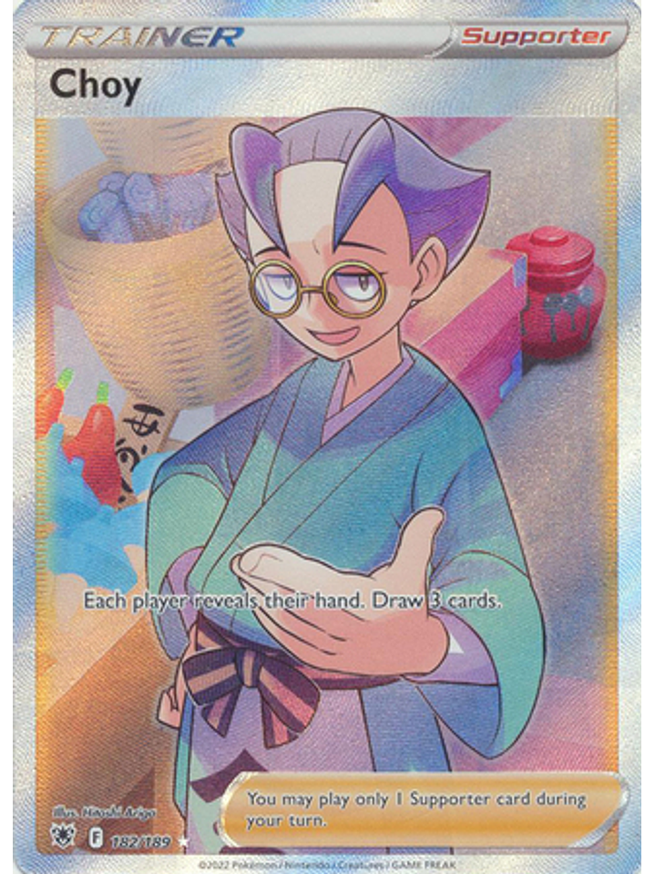 Choy - 182/189 - Full Art Ultra Rare 1