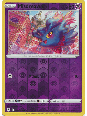 Misdreavus - 058/189 - Common Reverse Holo