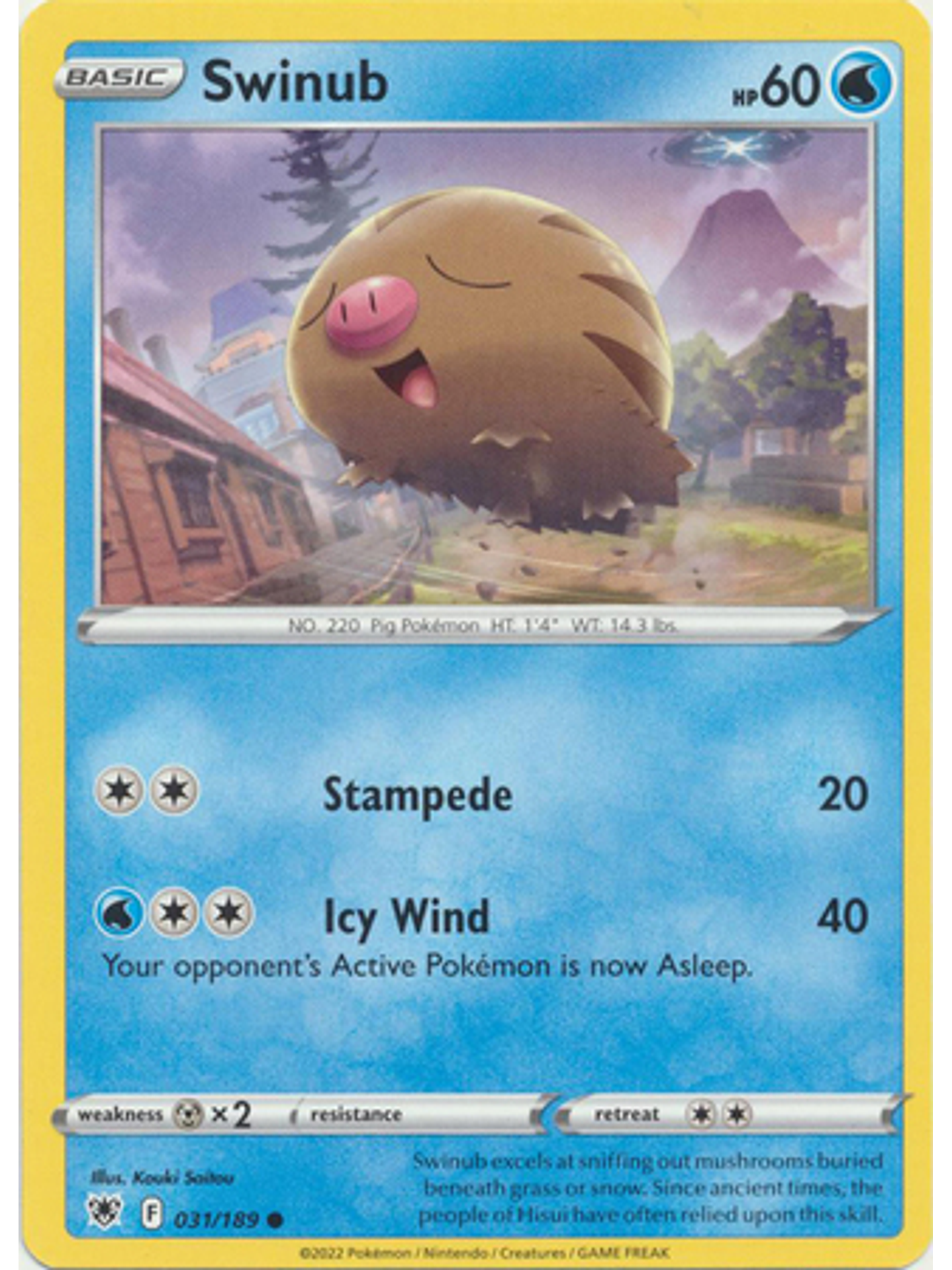 Swinub - 031/189 - Common 1