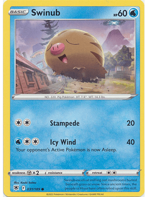 Swinub - 031/189 - Common
