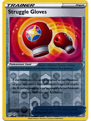 Struggle Gloves - 171/189 - Uncommon Reverse Holo