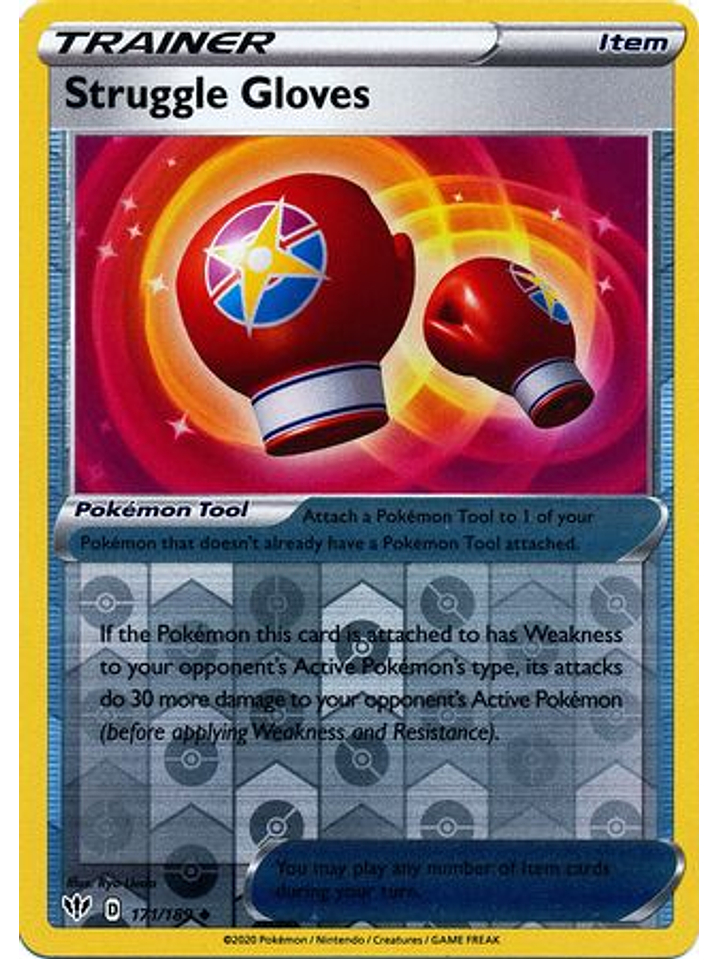 Struggle Gloves - 171/189 - Uncommon Reverse Holo 1