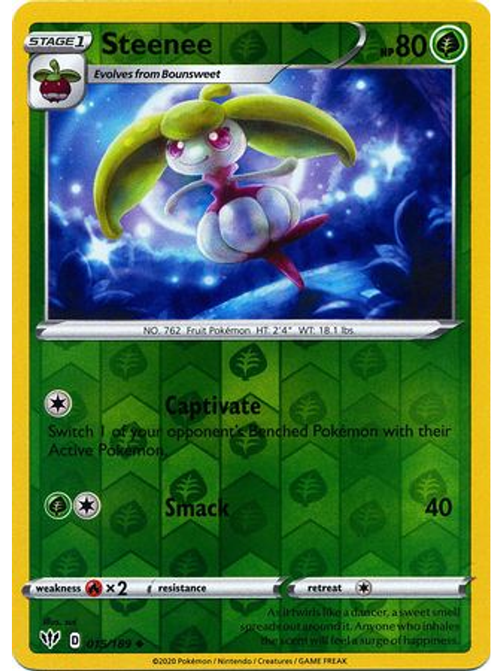 Steenee - 015/189 - Uncommon Reverse Holo 1