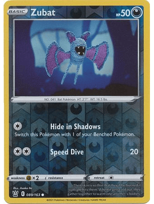 Zubat - 089/163 - Common Reverse Holo